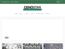 Tablet Screenshot of cenostar.com
